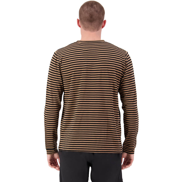 MR Stripe Toffee back, on model