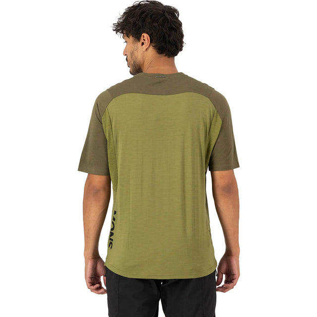 Fern/Olive back, on model