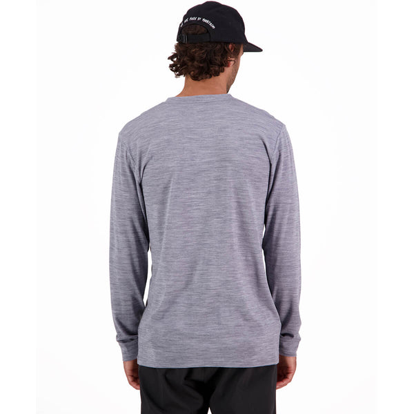 Grey Heather back, on model