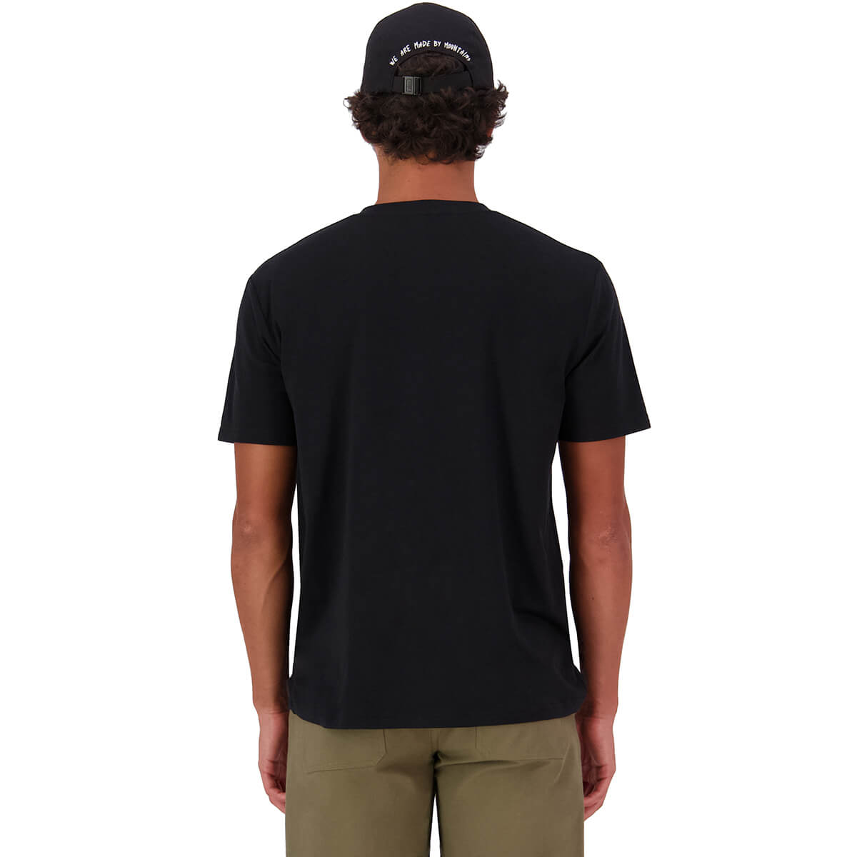 Black back, on model