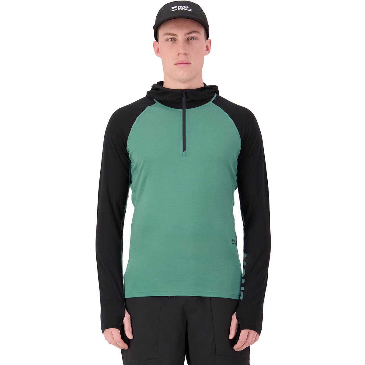 Deep Jade/Black on model