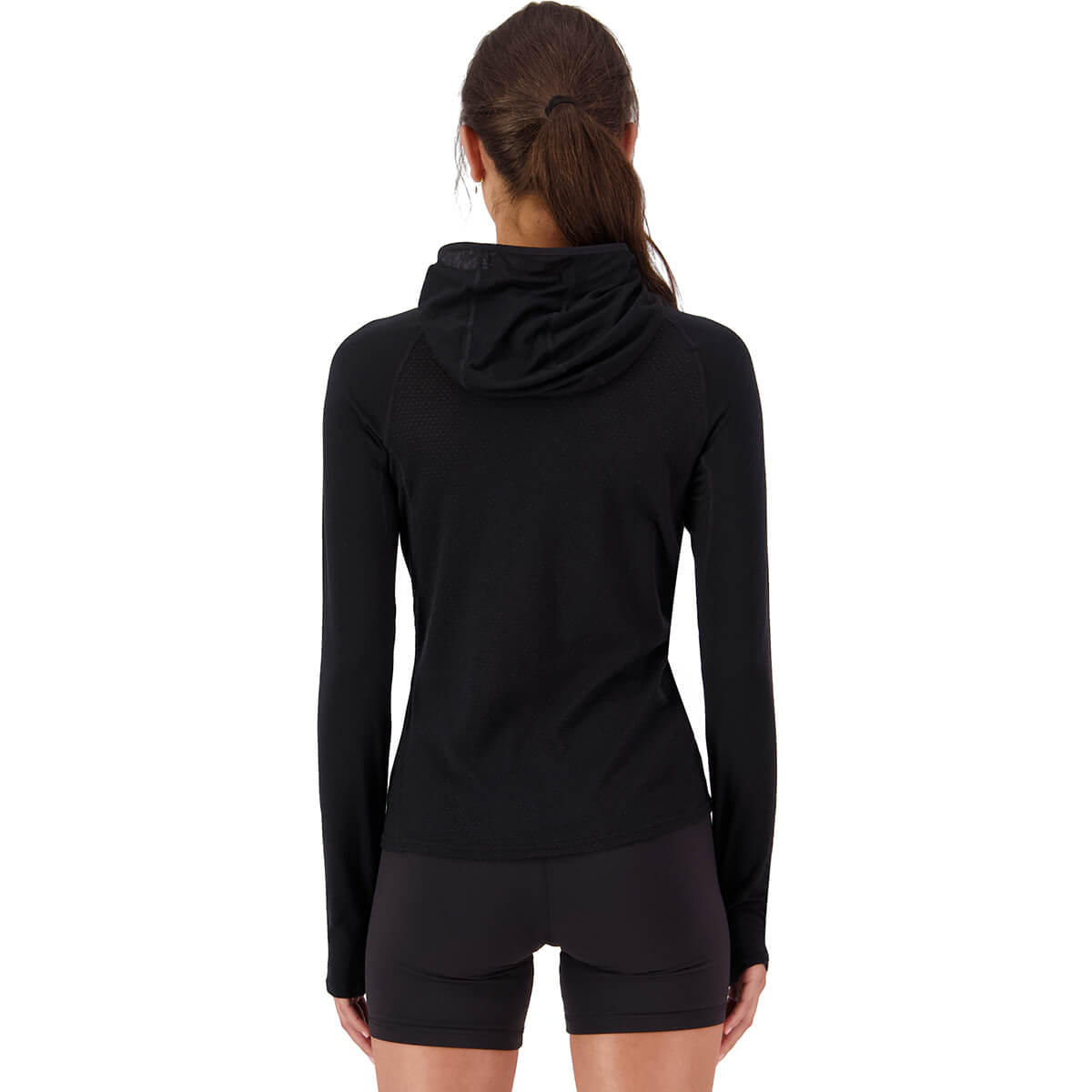 Black back, on model