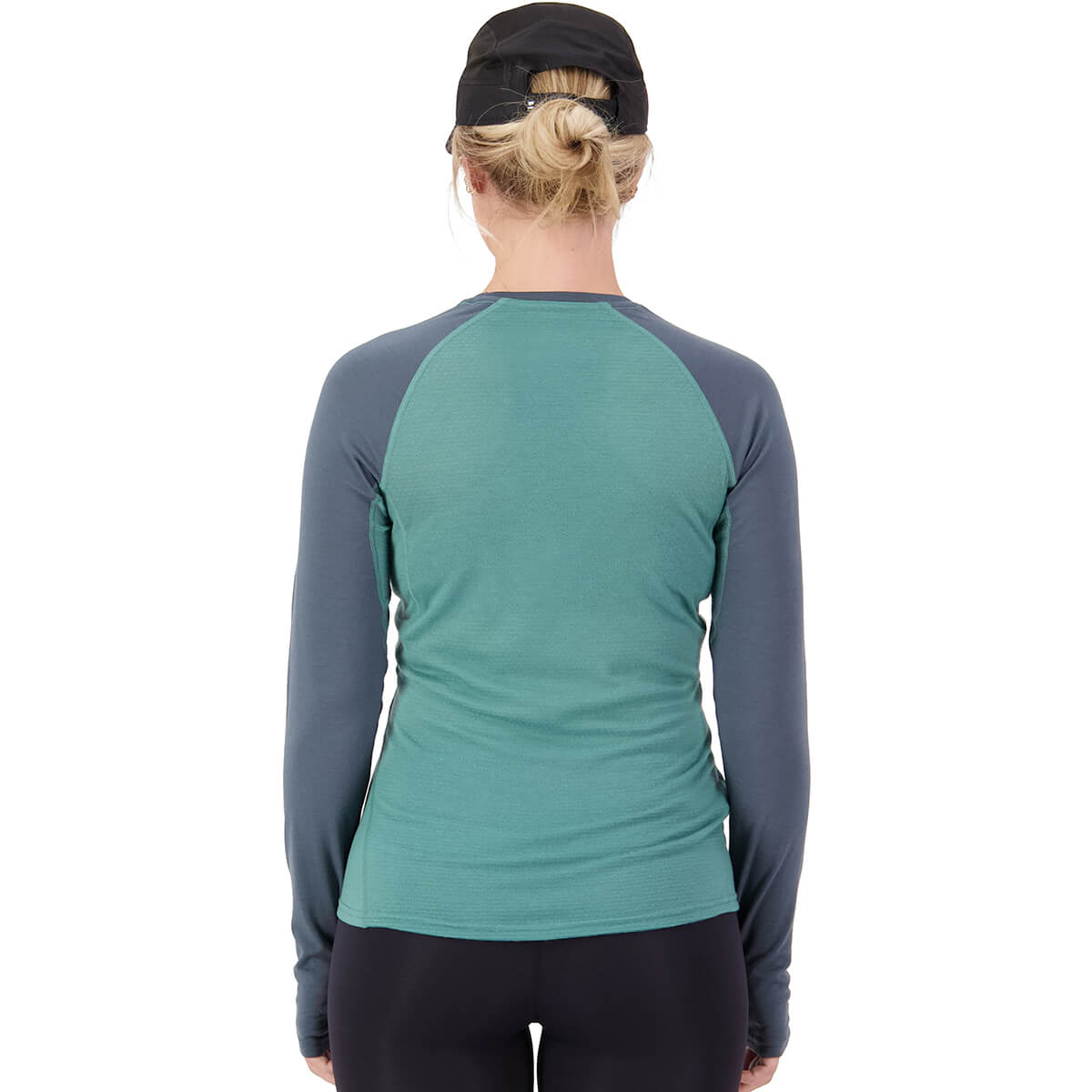 Deep Jade/Dark Cypress back, on model