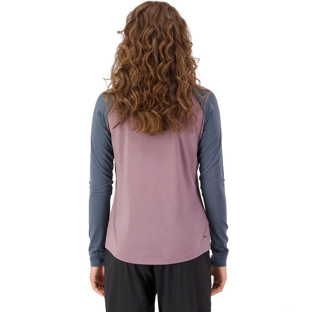 Dusty Mauve/Dark Cypress back, on model