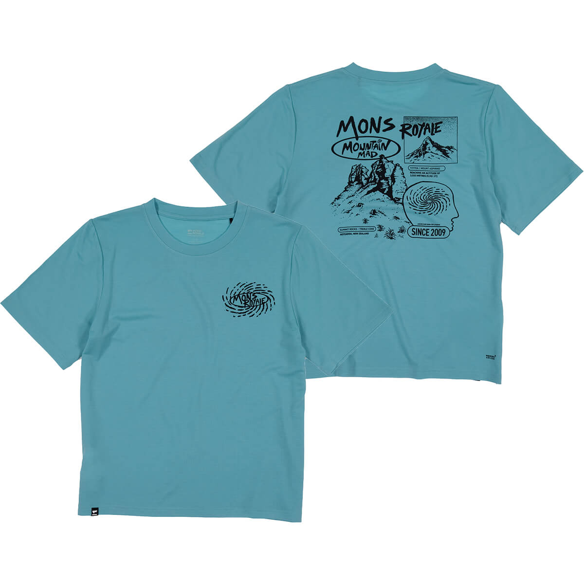 Light Teal front and back