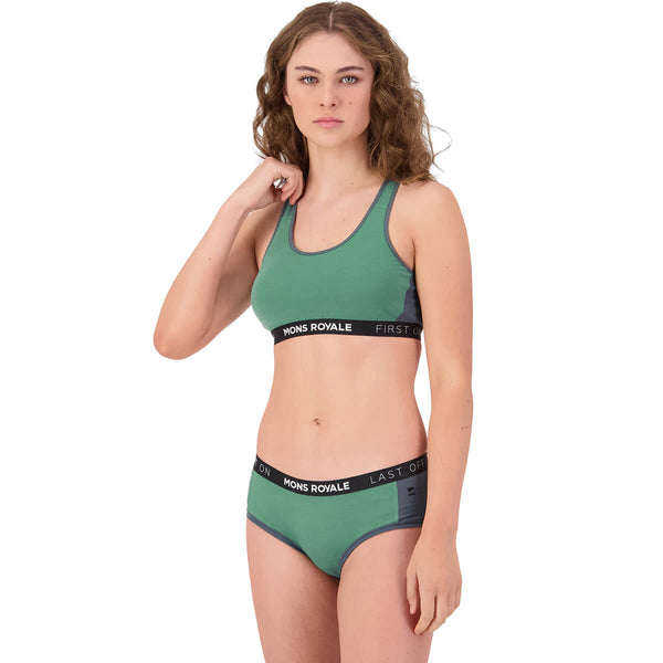 Deep Jade/Dark Cypress on model