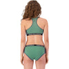 Deep Jade/Dark Cypress back, on model
