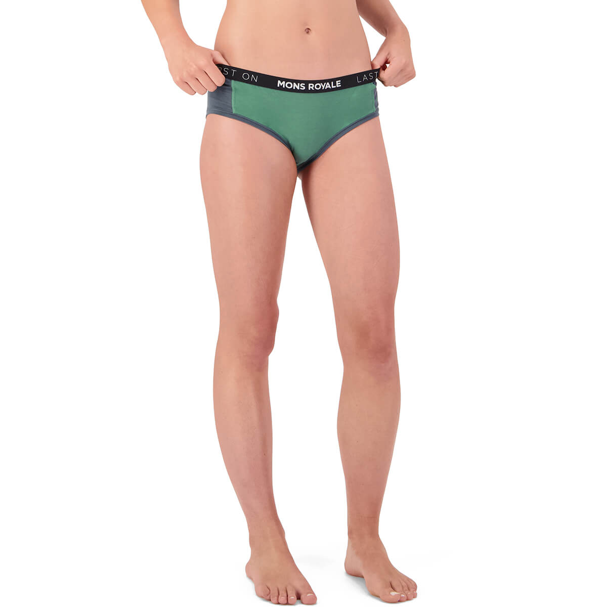Deep Jade/Dark Cypress on model