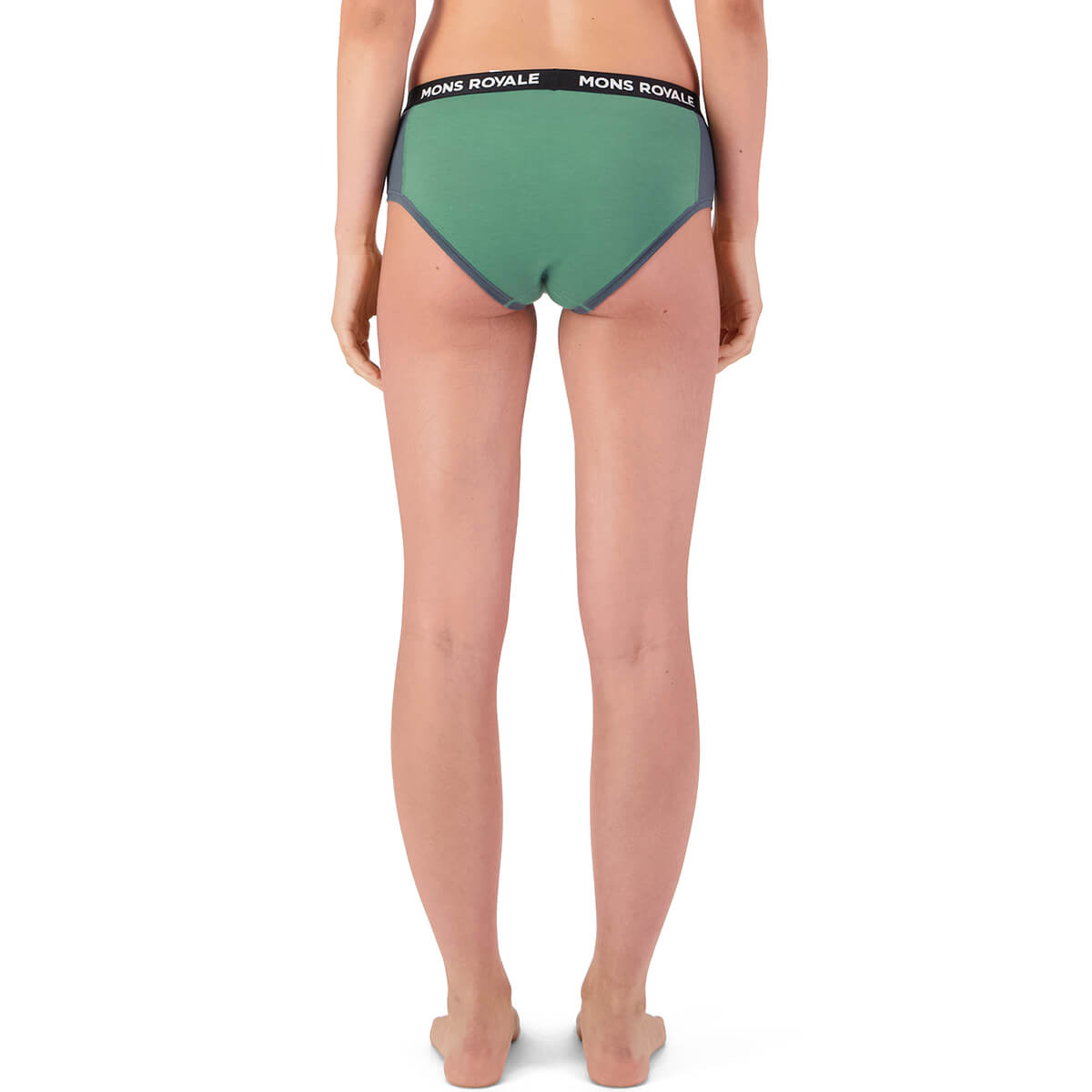 Deep Jade/Dark Cypress back, on model