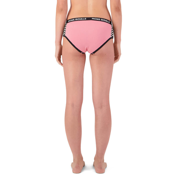 Flamingo/MR Stripe back, on model