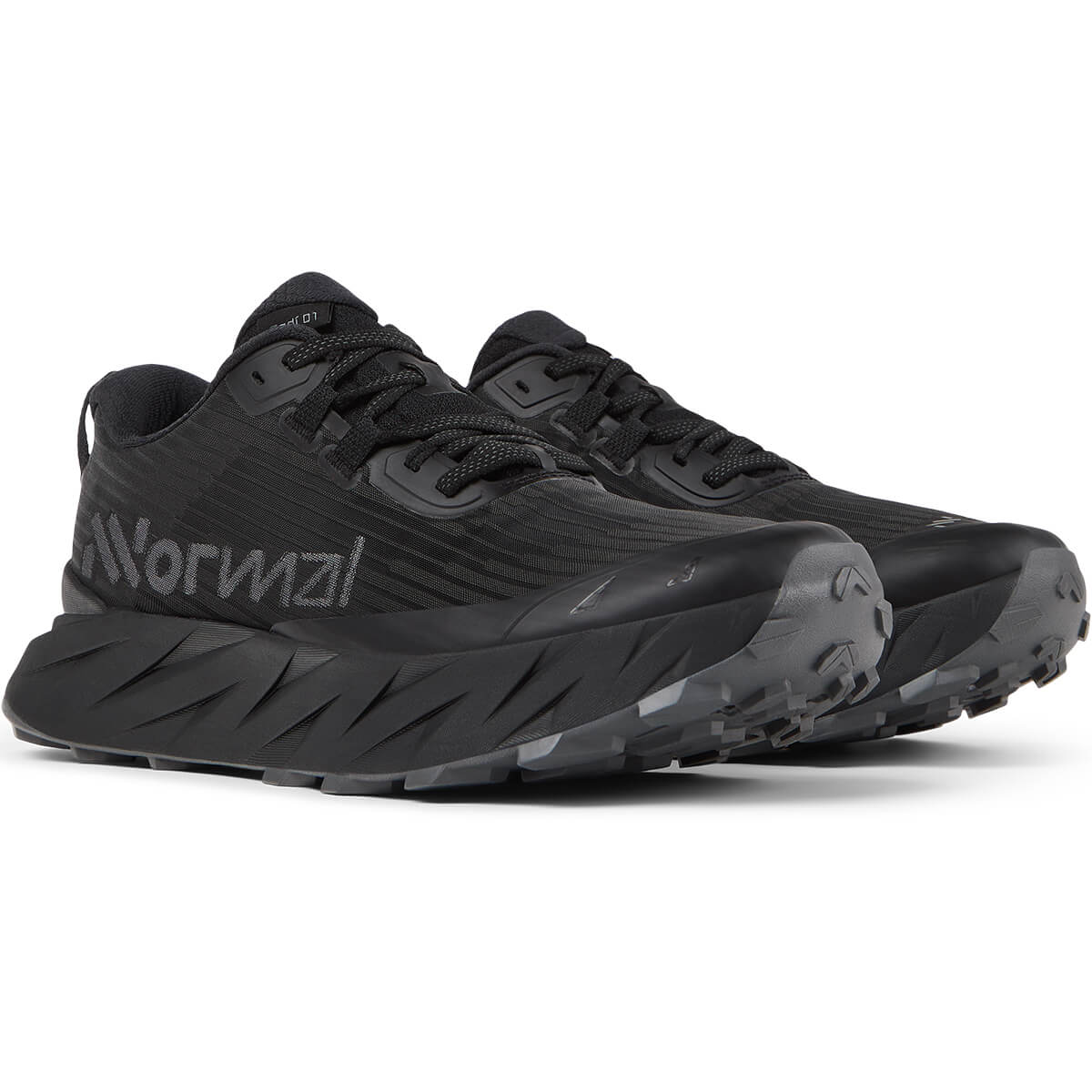 Black pair, 3/4 view right