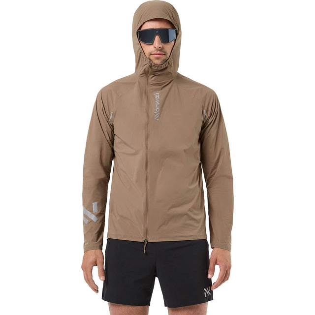 Light Brown on model, hood up