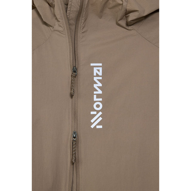 Light Brown 2-way zip and chest logo detail