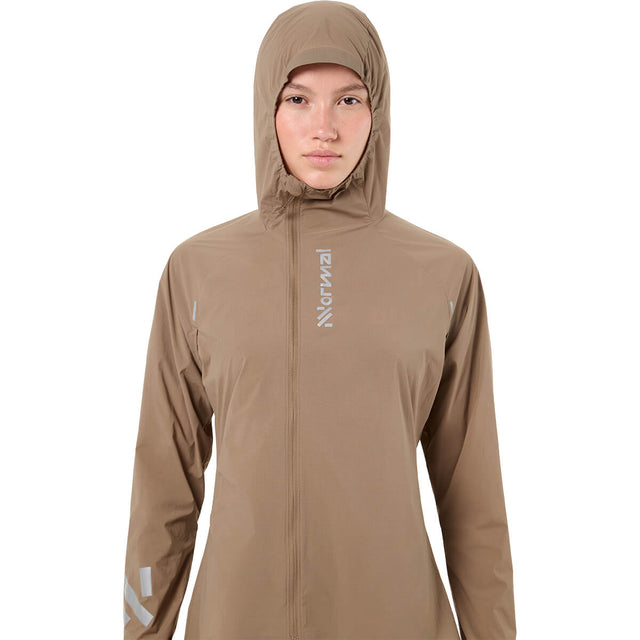 Light Brown on model, hood up