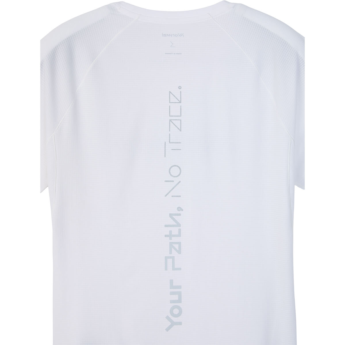 White back print detail