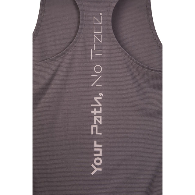 Purple back print detail