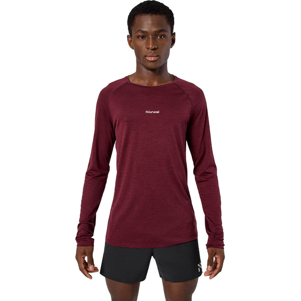Burgundy on model