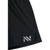 Black, logo at left front hem