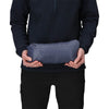 Stowed in pocket
