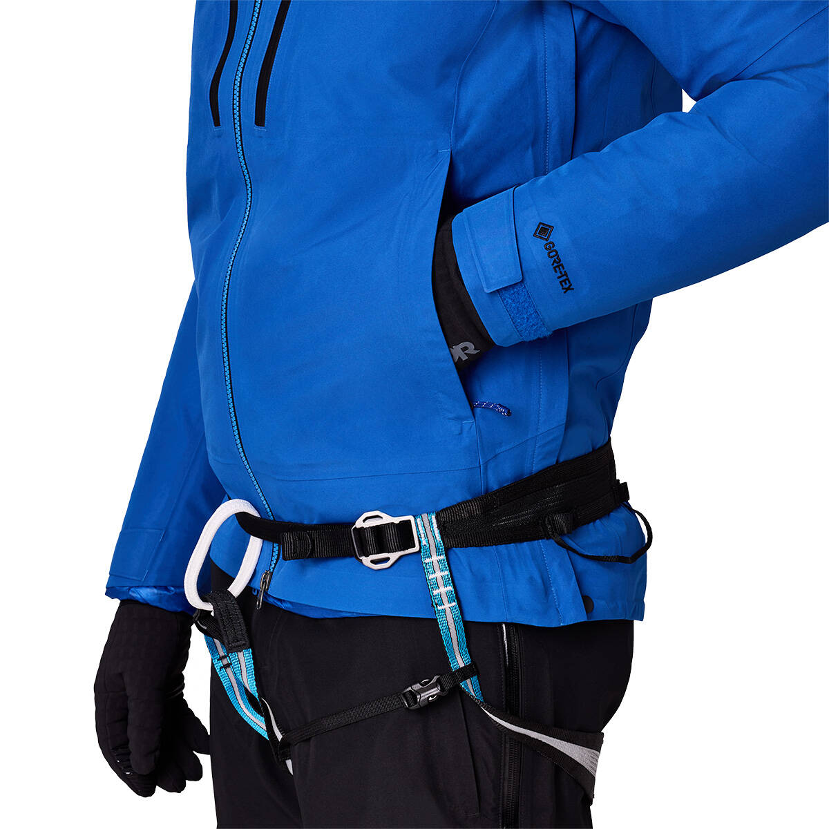 Harness-compatible hand pocket