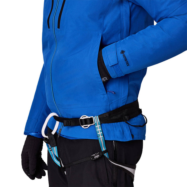 Harness-compatible hand pocket