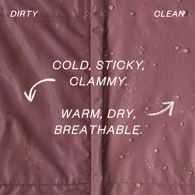 Clean vs dirty jacket