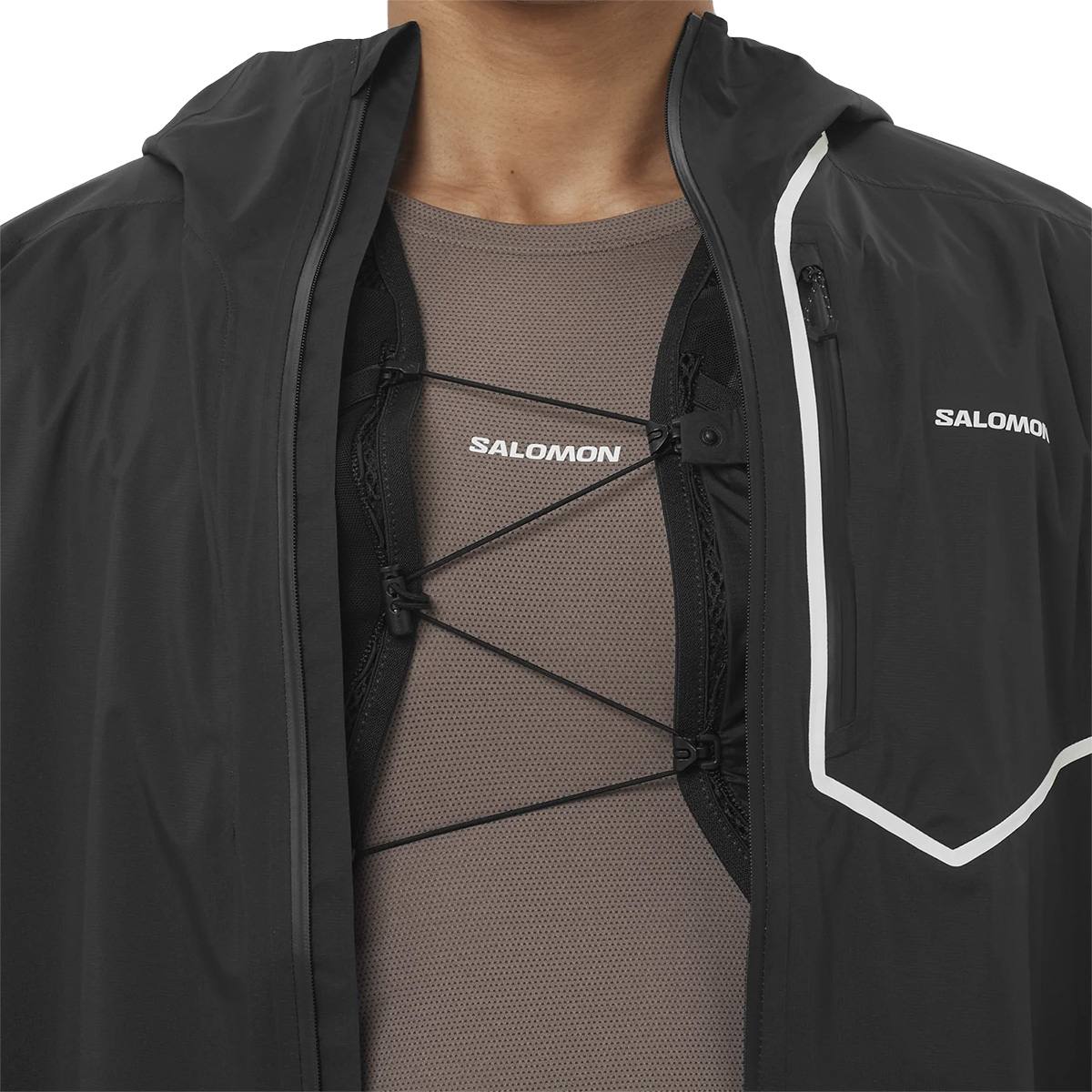 Worn with a running vest
