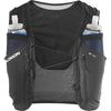Black harness view with flasks