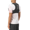 Black worn by model, 3/4 back view
