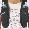 Black, flasks in harness detail