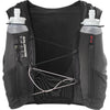 Black 3/4 harness view with flasks