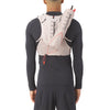 Goat, on vest worn by male model