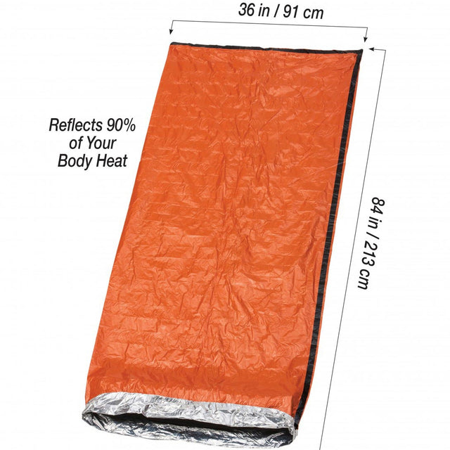 Emergency Bivvy with Rescue Whistle and Tinder Cord