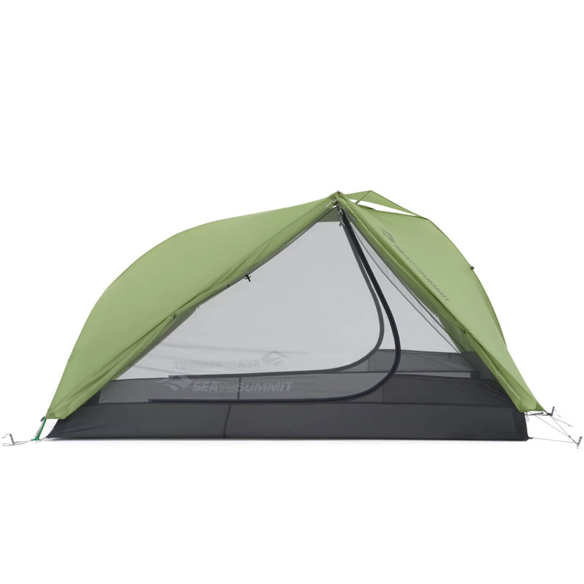 Side on view with fly open on both sides