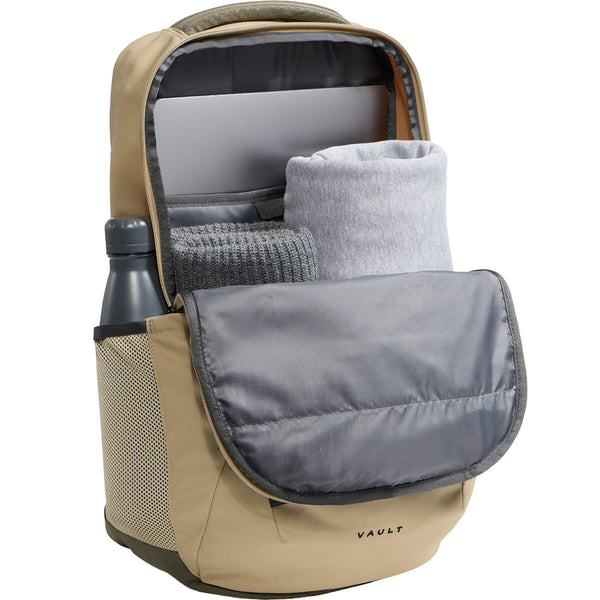 Khaki Stone/New Taupe Green/Bottle Green, shown open and in use and with bottle in side pocket