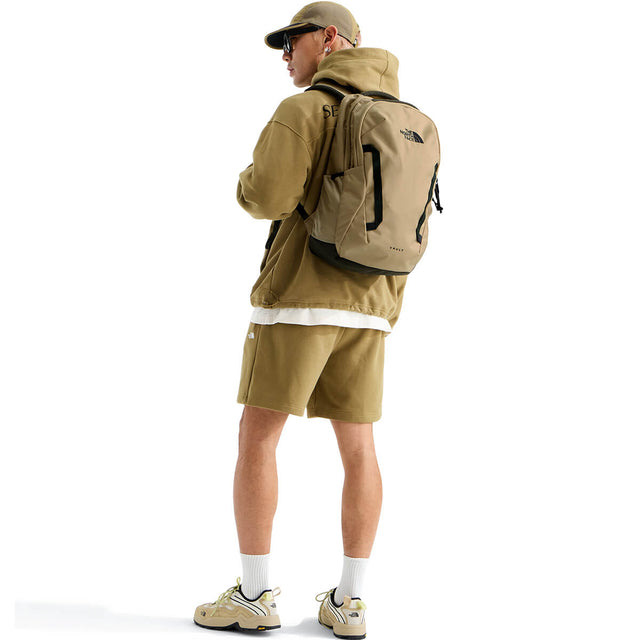 Khaki Stone/New Taupe Green/Bottle Green, worn on back by male model
