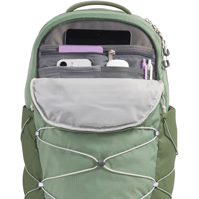 Slate Moss/Bark Mist, front organisation pocket shown in use
