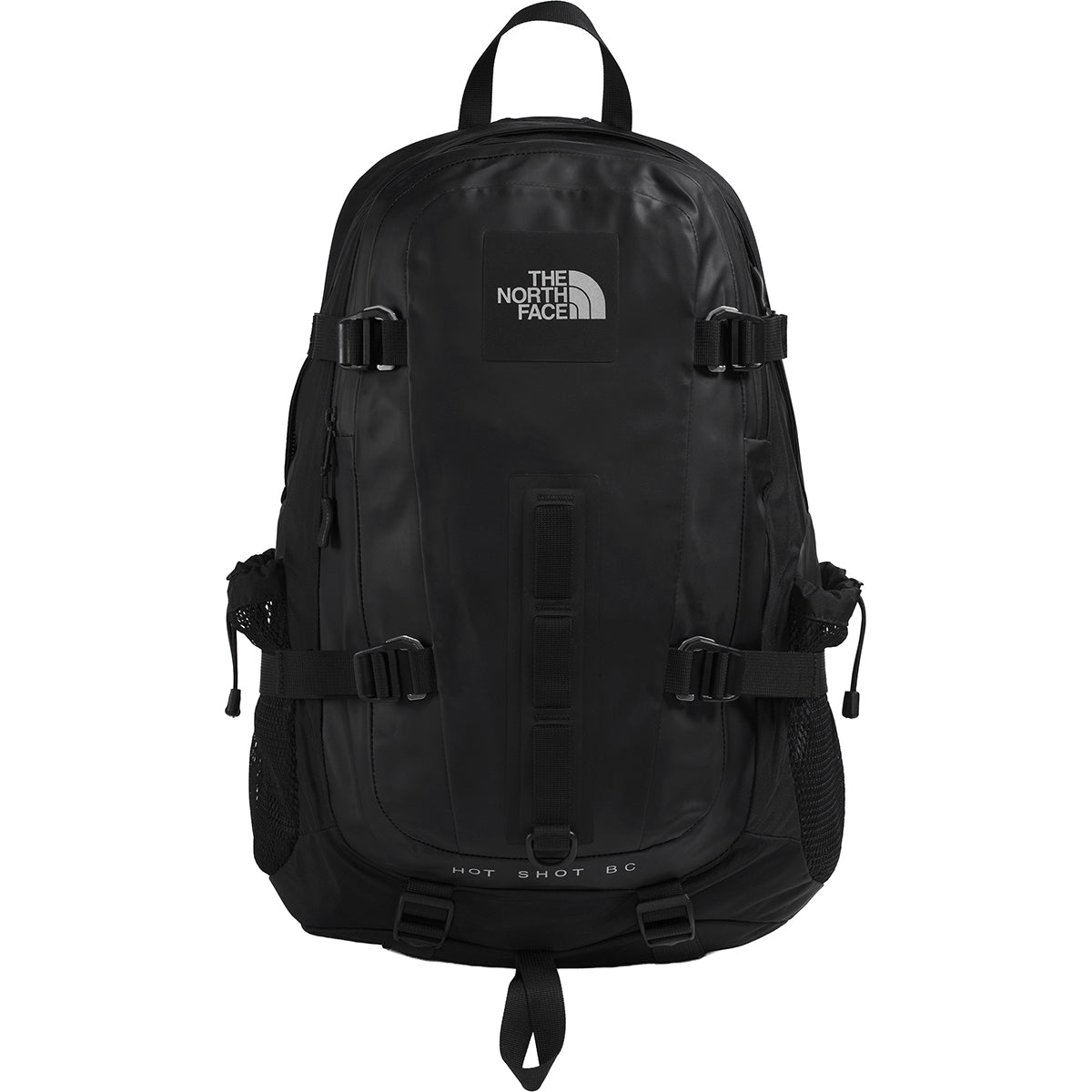 Black, front view