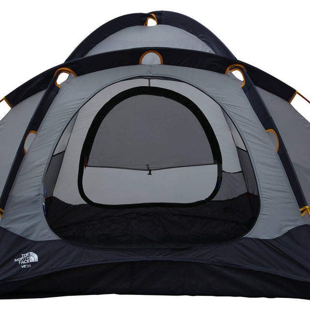 Canopy shown from door end, nearest door open, farther door closed