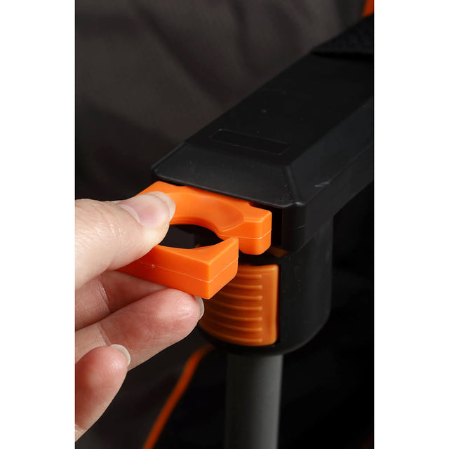 Wine-glass holder being slid out for use
