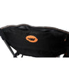 3/4 top back view of zipped top pocket