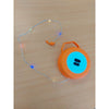 On a table, partially extended