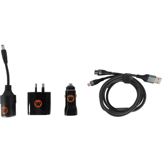 Charger accessories side by side