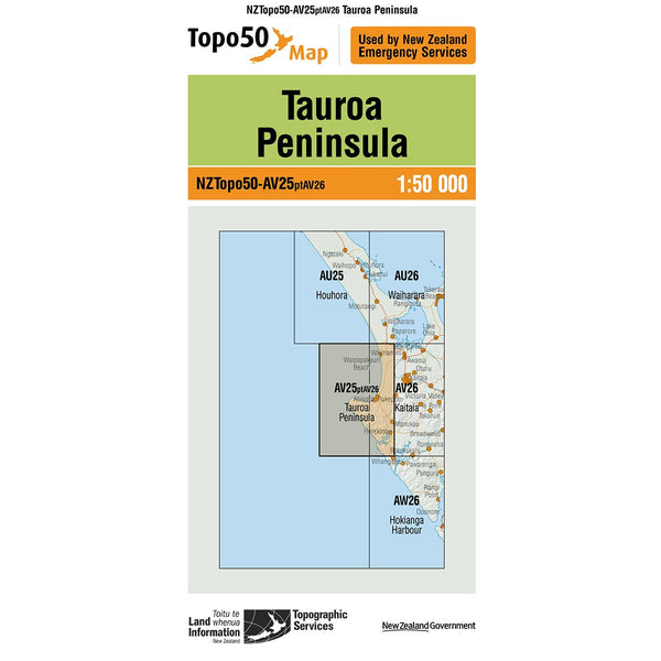 Topo50 AV25 Tauroa Peninsula