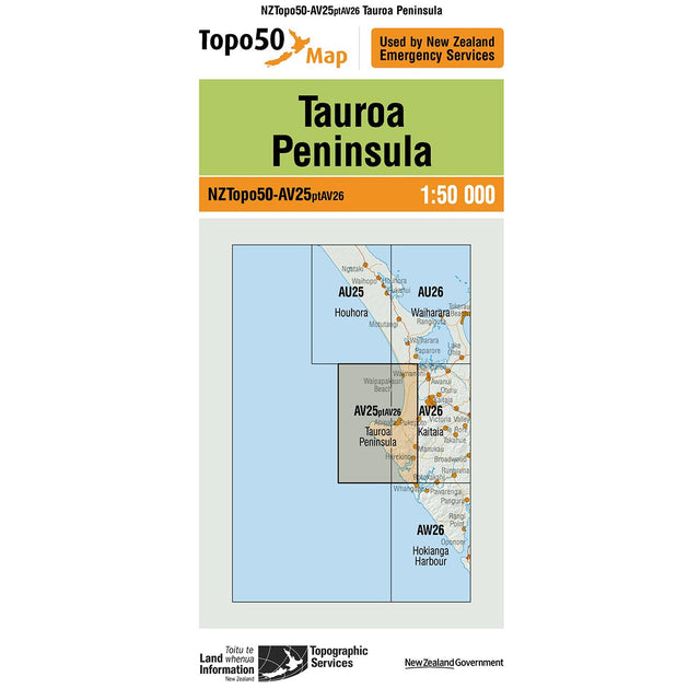 Topo50 AV25 Tauroa Peninsula