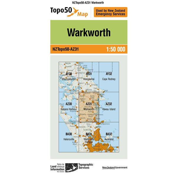 Topo50 AZ31 Warkworth