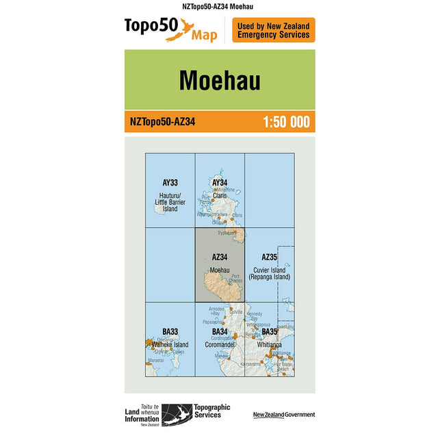 Topo50 AZ34 Moehau