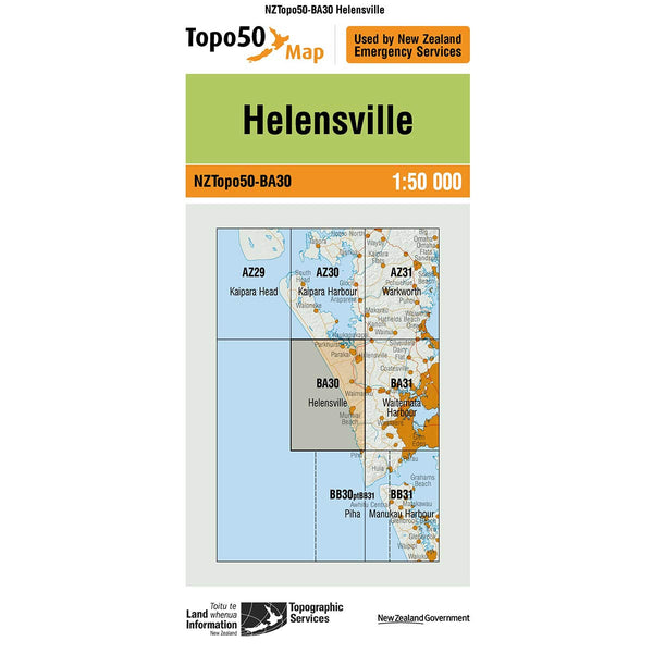 Topo50 BA30 Helensville