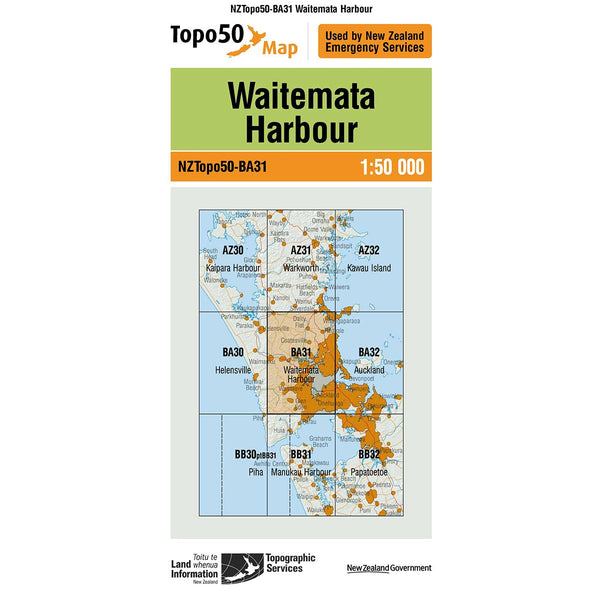 Topo50 BA31 Waitemata Harbour