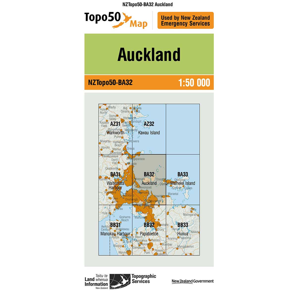 Topo50 BA32 Auckland
